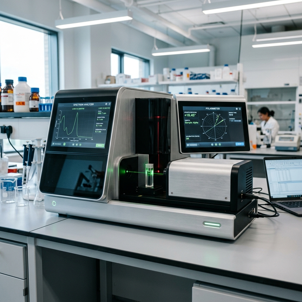 Optical Laboratory Spectrometers and Polarimeters