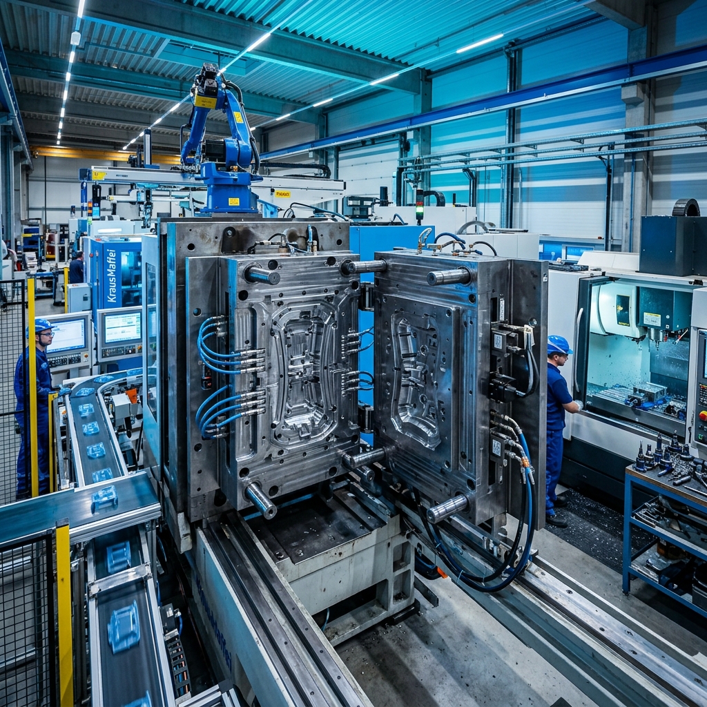 Industrial Plastic Injection Molds and EPS Moulding Dies